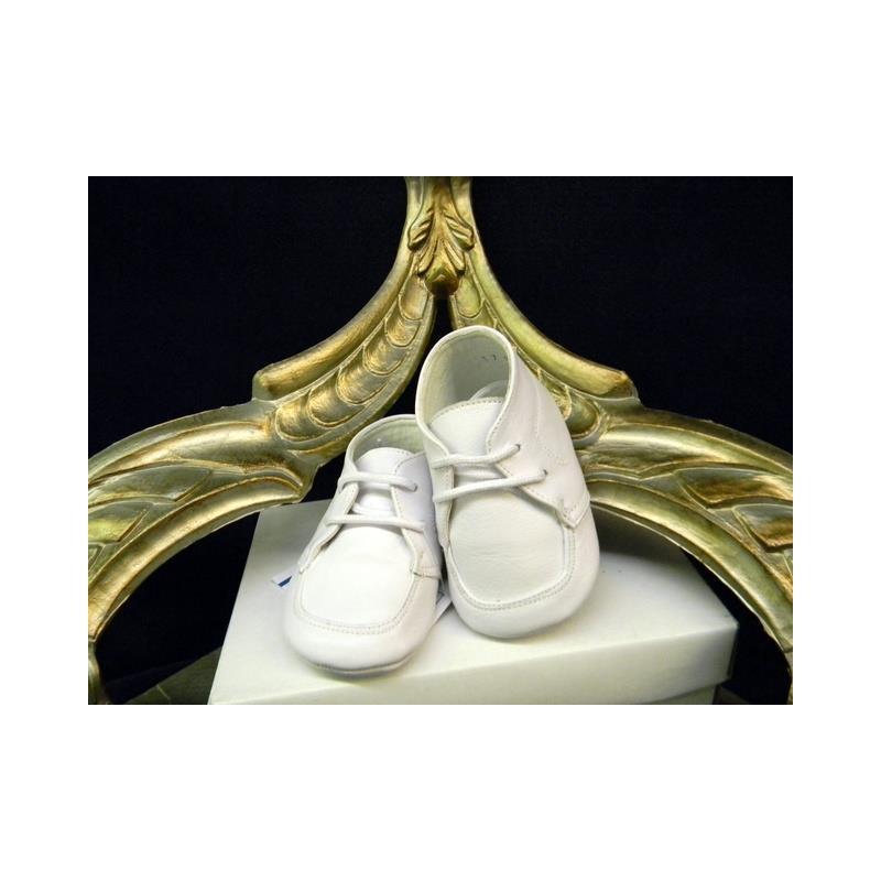 Will' Beth - Boys White Soft Sole Leather Shoes Image 2