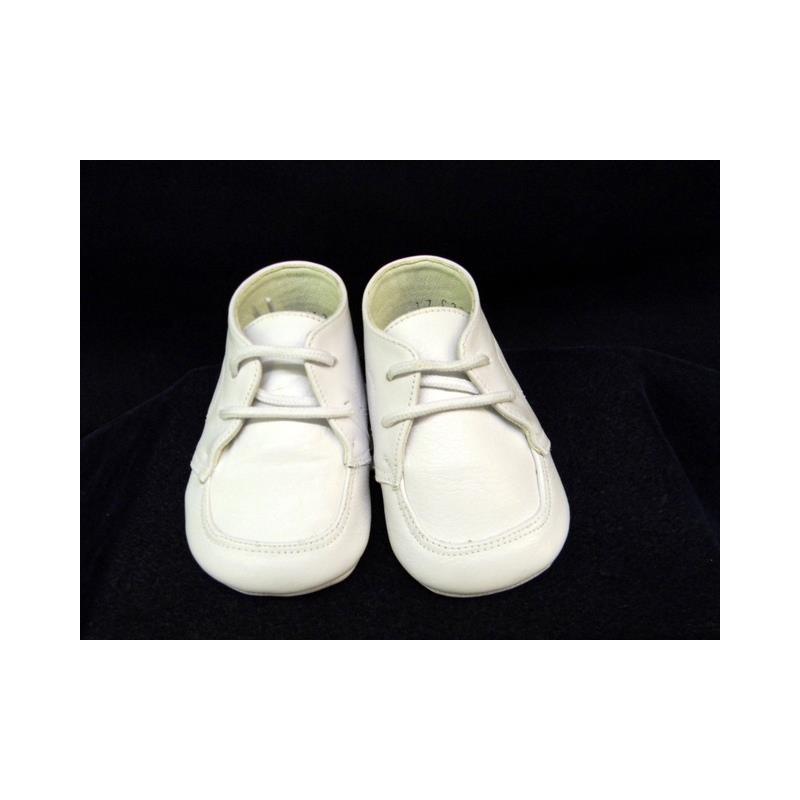 Will' Beth - Boys White Soft Sole Leather Shoes Image 3
