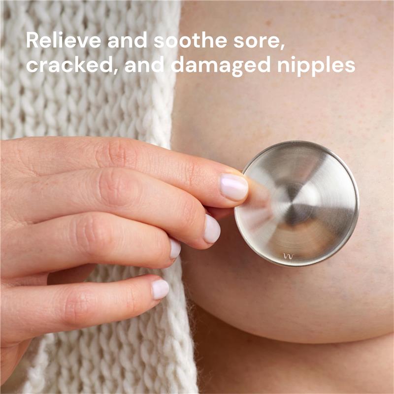 Willow - 2Pk Soothing Silver Nursing Cup Image 2