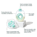 Willow - 360 Reusable Breast Milk Containers, 21mm Flange Image 3