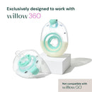 Willow - 360 Reusable Breast Milk Containers 24mm Flange Image 2