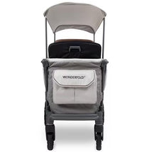 Wonderfold - L2 Double 2-Seater Stroller Wagon, Grey Image 2