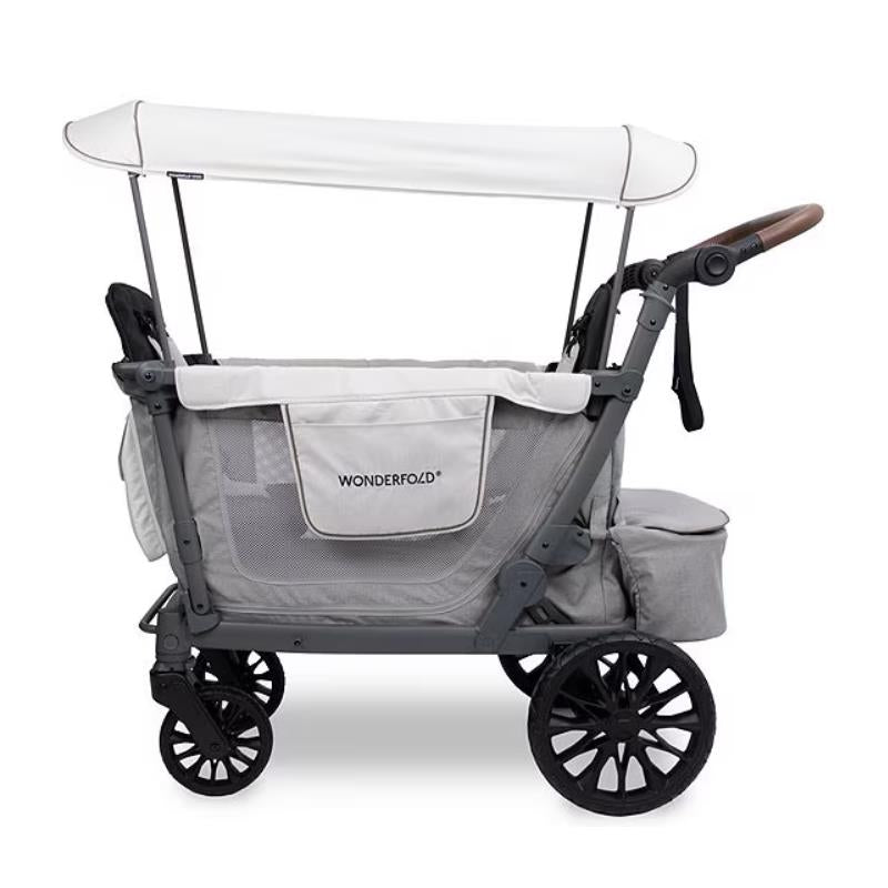 Wonderfold - L2 Double 2-Seater Stroller Wagon, Grey Image 3