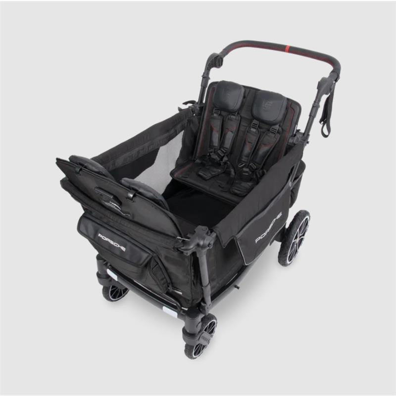Wonderfold L4 Porsche Quad Stroller Wagon, E-Assist Wheels