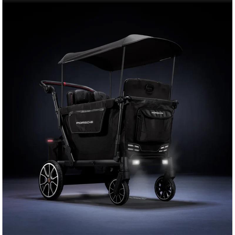 Wonderfold L4 Porsche Quad Stroller Wagon, Non-Electric Wheels