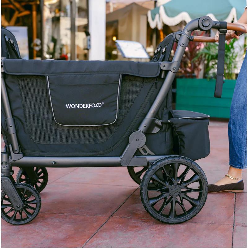 WonderFold - L4 Quad Stroller Wagon (4 Seater) Black Image 3