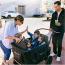 WonderFold - L4 Quad Stroller Wagon (4 Seater) Grey Image 11