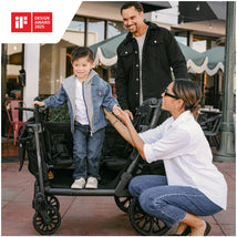 WonderFold - L4 Quad Stroller Wagon (4 Seater) Grey Image 2
