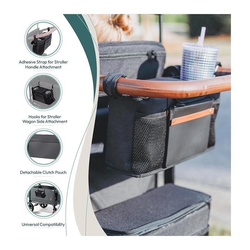 Wonderfold Universal Parent Console Stroller Organizer 4 Seater Image 4