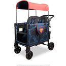 WonderFold W2 Luxe Pro (2 Seater) Double Stroller Wagon, Superman Image 3