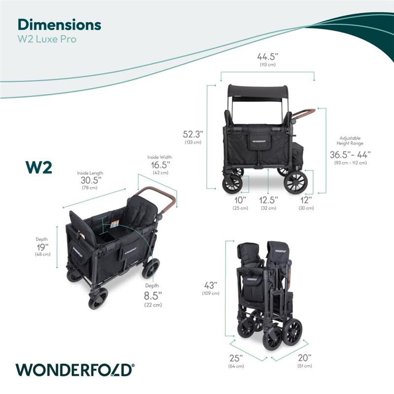 wonderfold w2 luxe stroller wagon Wonderfold