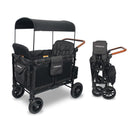 Wonderfold - W4 Luxe Quad Stroller Wagon, 4 Kids, Volcanic Black Image 1