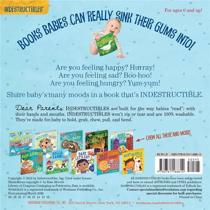 Workman Publishing Indestructibles Baby Faces Book Image 4