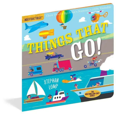 Workman Publishing Indestructibles Things That Go Book Image 1