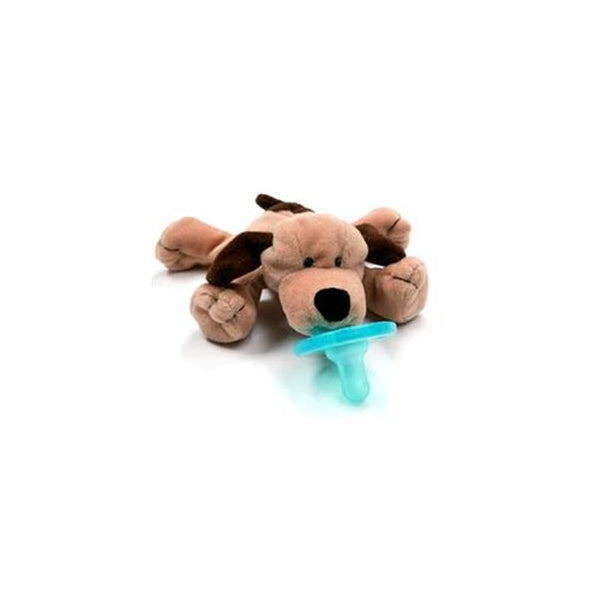 WUBBANUB Pacifier Brown Puppy Plush Toy - WN22294 for sale online