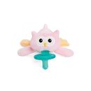 Wubbanub Infant Pacifier, Pink Owl Image 1