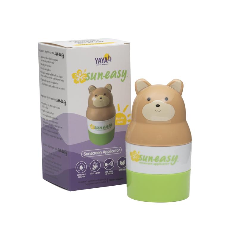 Yaya Organics - Sun-Easy Sunscreen Applicator Teddy Bear Green Image 1