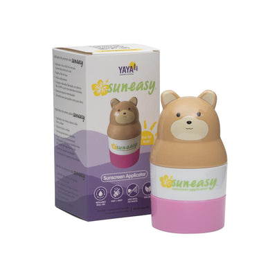 Yaya Organics - Sun-Easy Sunscreen Applicator Teddy Bear Pink Image 1