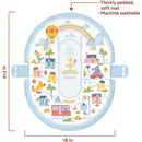 Yookidoo Baby Gym Urban Lay to Sit-Up Playmat, 3-in-1 Newborns Activity Center with Tummy Time Toys Image 8