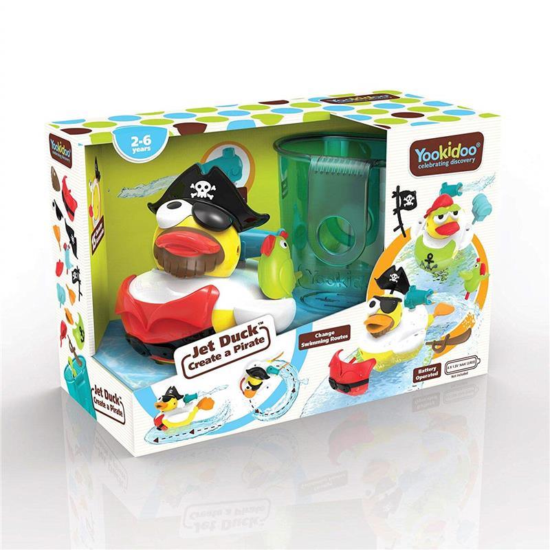 Yookidoo Jet Duck Bath Toy - Create a Pirate Image 6