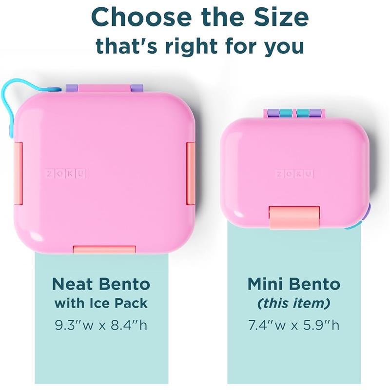 Zoku - Neat Bento Jr., Pink Image 3