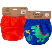 Zoocchini 2Pk Baby Swim Diaper Set, Devin Dinosaur Image 1