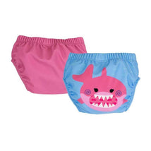 Zoocchini - Baby Knit Swim Diaper 2Pk Set, Sophie The Shark Image 1