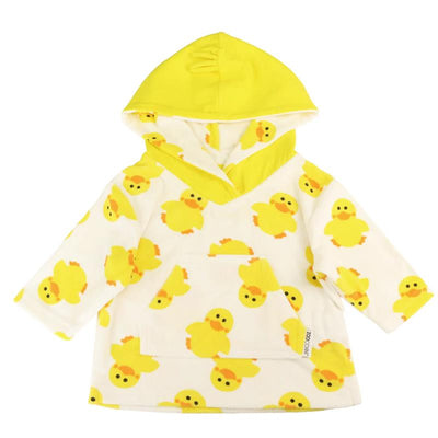Zoocchini - Baby Terry Swim Coverup Harper Duck/Canard/Pato 0-12M Image 1