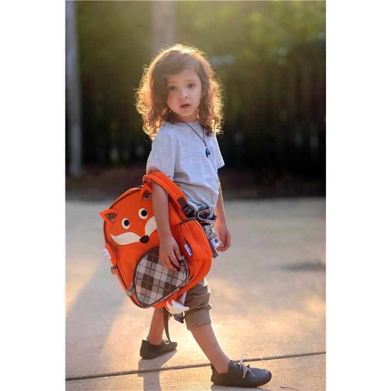 Zoocchini - Kids Backpack Finley The Fox, Orange Image 7