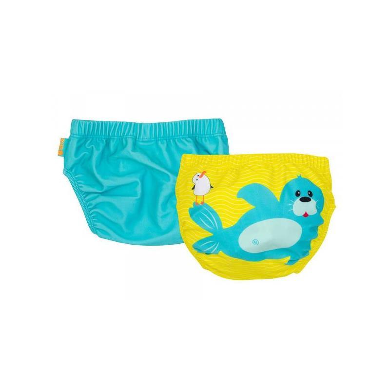 Zoocchini - Knit Swim Diaper 2 Pc Set, Mermaid Image 1
