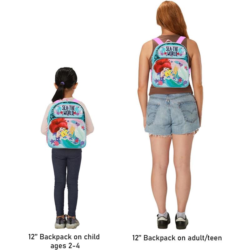 Zoofy Little Mermaid Mini Backpack 12 for Kids