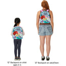 Zoofy Little Mermaid Mini Backpack 12 for Kids