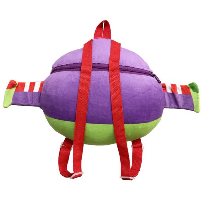 Zoofy Toy Story Buzz Head Shaped Plush Backpack Image 2
