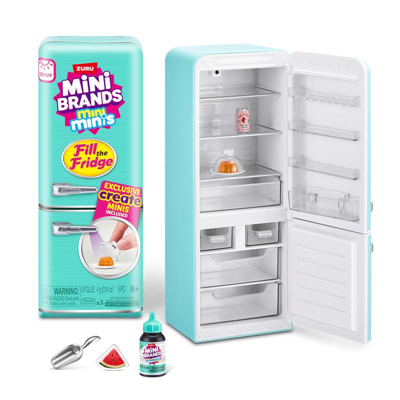 Zoofy Zuru Mini Brands Fill The Fridge Playset
