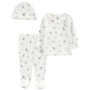 Carters - Baby Girl 3Pk Floral Outfit Set, White Image 1