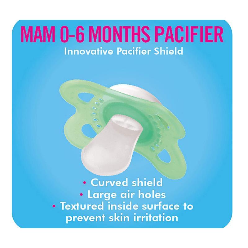 Mam Love & Affection - Daddy (2 Love & Affection Pacifiers & 1 Clip - Boy Image 3