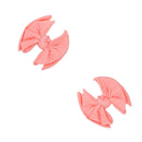 2PK BABY FAB CLIPS: coral
