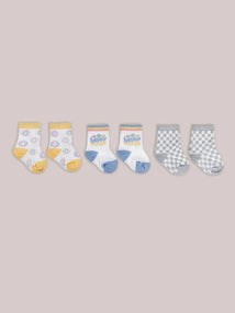 Baby Socks Trio - Happy Baby Vibes