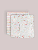 Swaddle Blanket Set - Cherry Cute by Doodle By Meg
