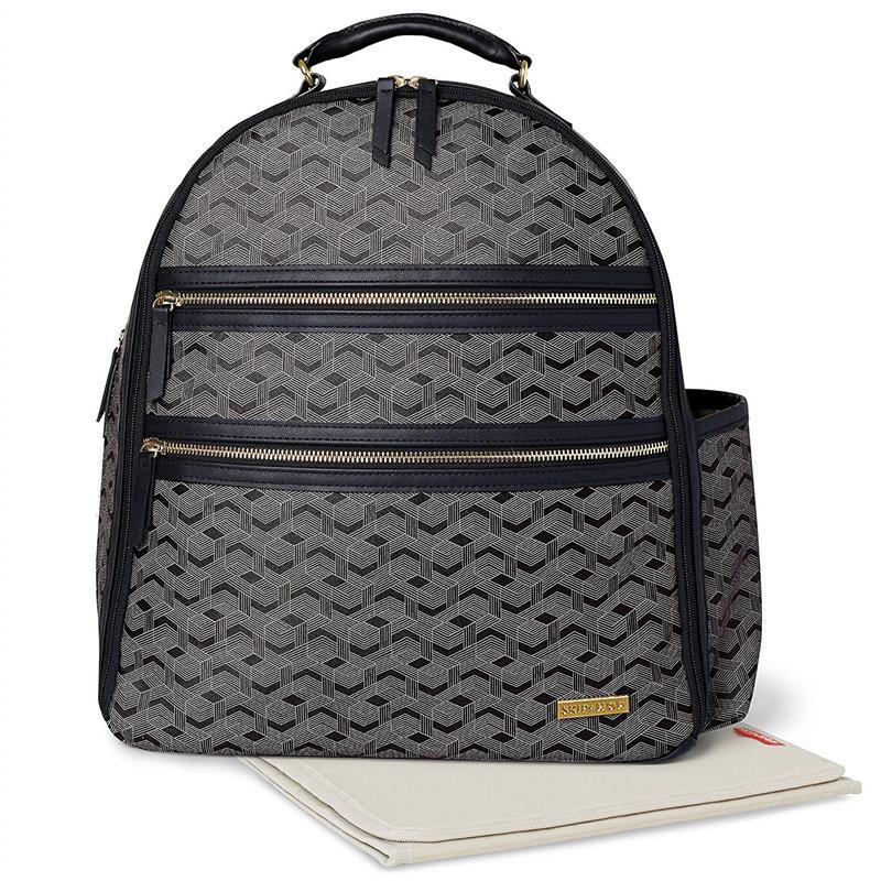 Skip Hop - DECO Saffiano Diaper Backpack, Grey Image 2