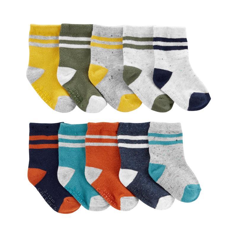 Carters - Baby Boy 10Pk Striped Socks Image 1