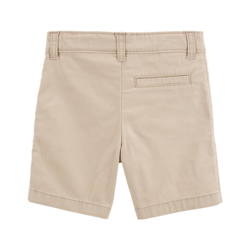 Carter's - Baby Boy Flat-Front Shorts, Khaki Image 2