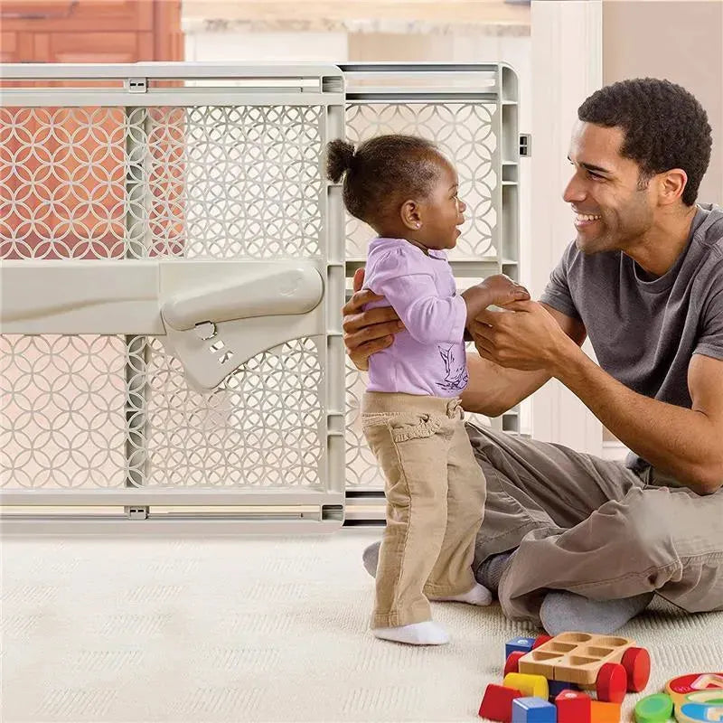 summer infant indoor outdoor gate Summer Indoor & Outdoor Multi Function Walk-Thru Baby Gate - Beige