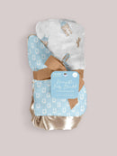 Reversible Baby Blanket - Howdy Partner Blue