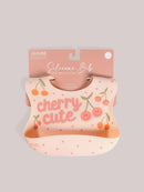 Silicone Bib - Cherry Cute by Doodle By Meg