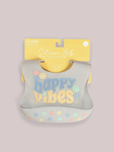 Silicone Bib - Happy Baby Vibes