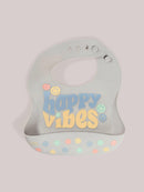 Silicone Bib - Happy Baby Vibes