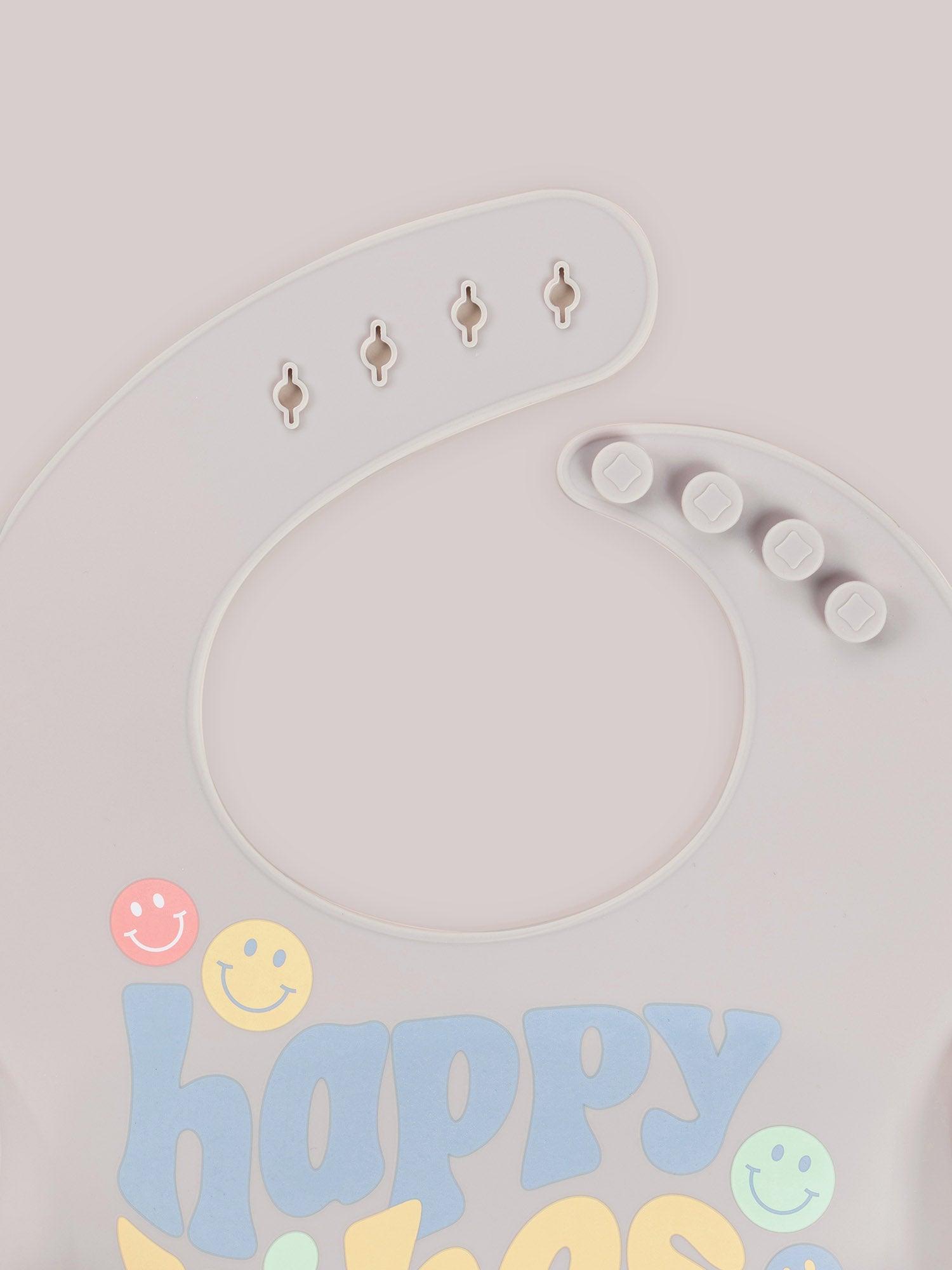 Silicone Bib - Happy Baby Vibes