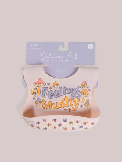 Silicone Bib, Mushy Love Image 1
