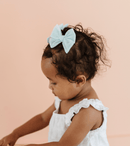 2PK TULLE BABY BLOOM CLIPS: sky